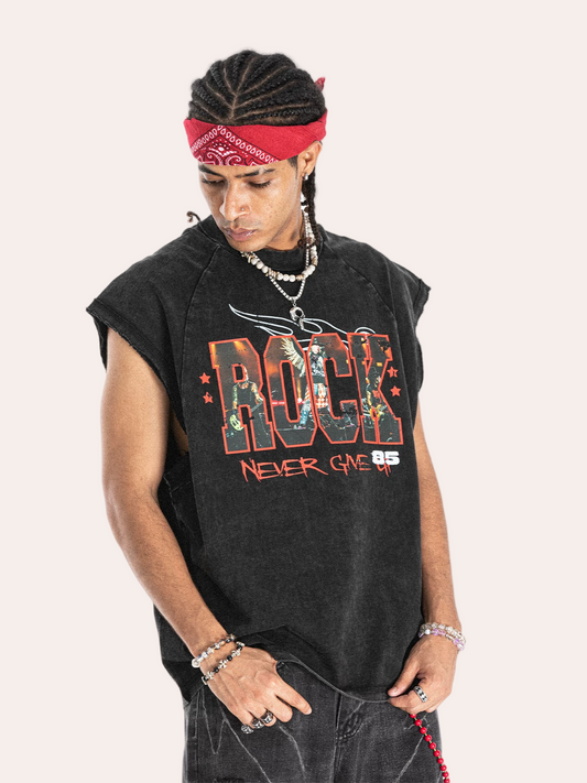 Vintage Retro Graphic Washed T-shirt