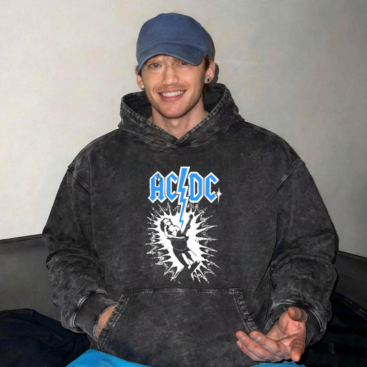 AC/DC Thunder Washed Hoodie PT413