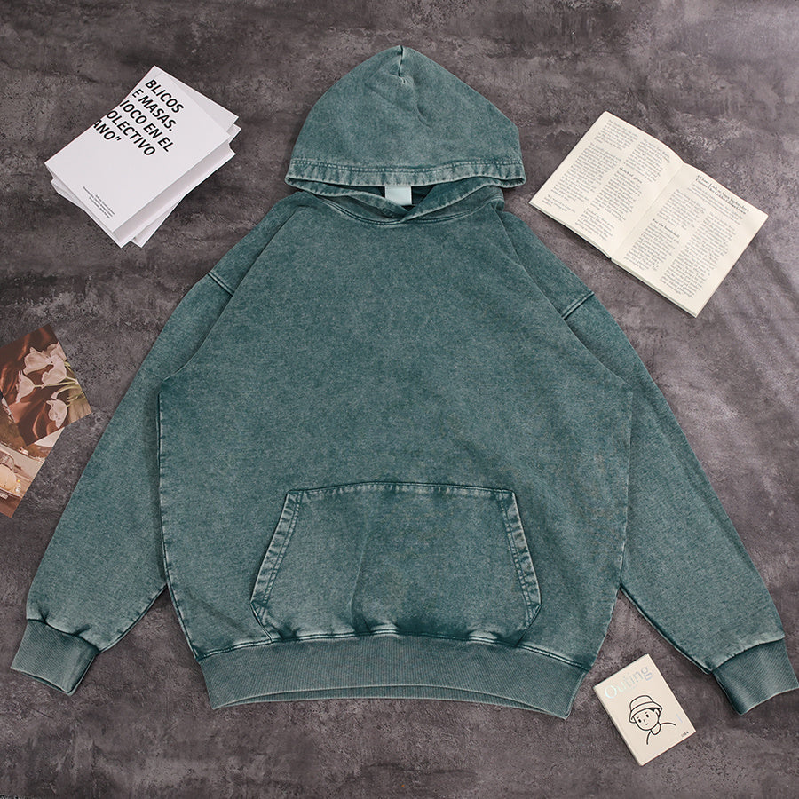Washed Heavyweight Hoodie Oversized Fit 02