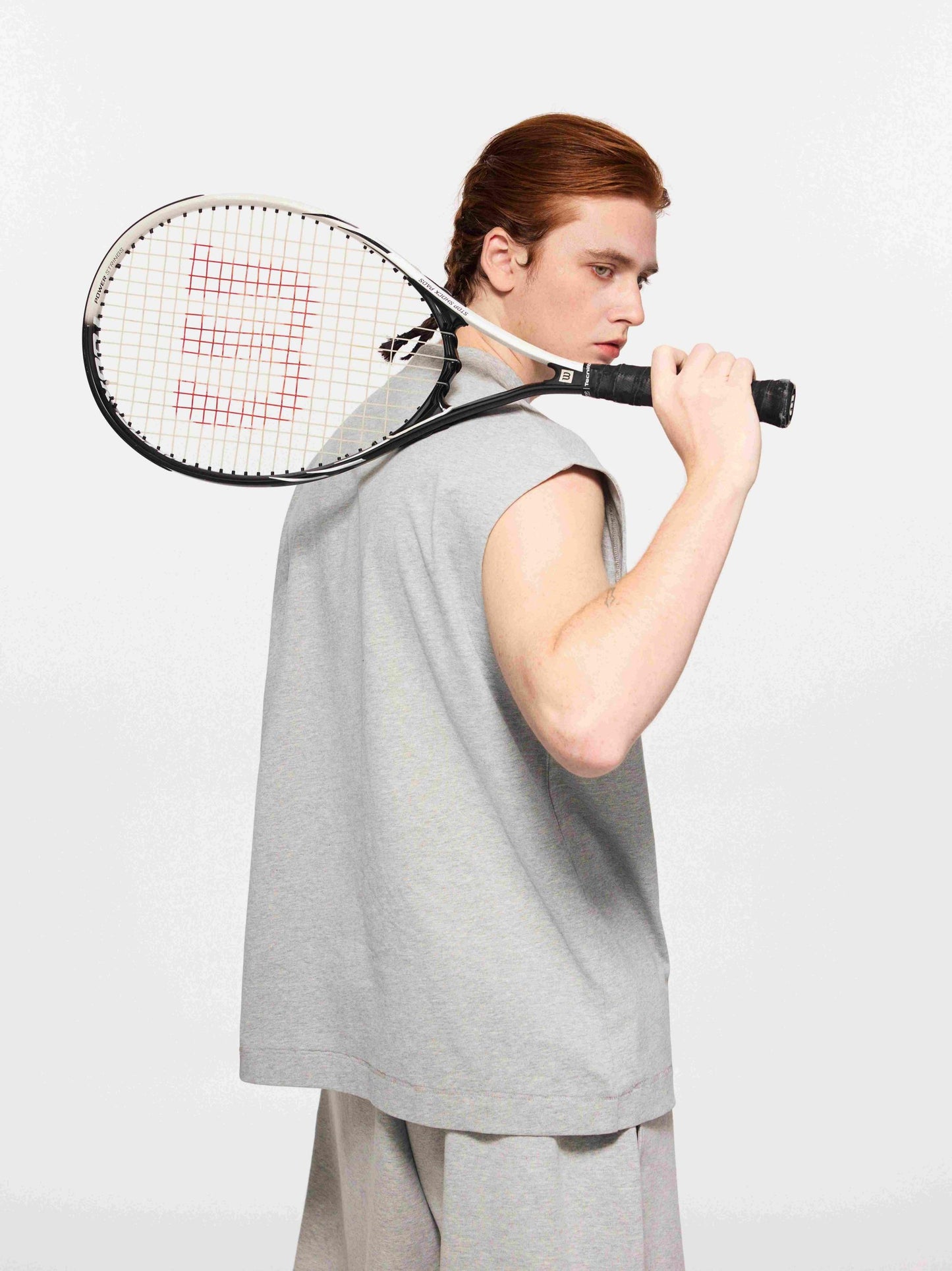 Boldoodle Summer Streetwear Light Gray Tank Top