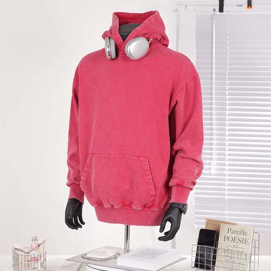 Washed Heavyweight Hoodie Oversized Fit 02