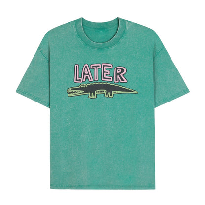 Boldoodle Later Gator Graphic Washed PT471