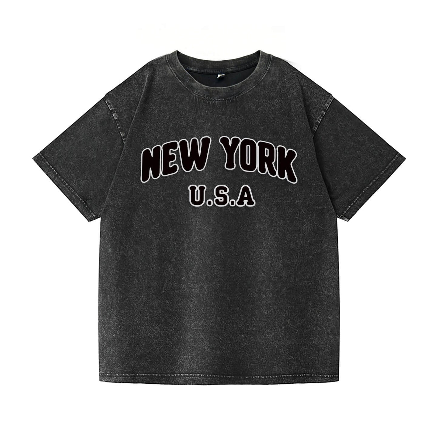 New York Vintage Washed T-Shirt PT022