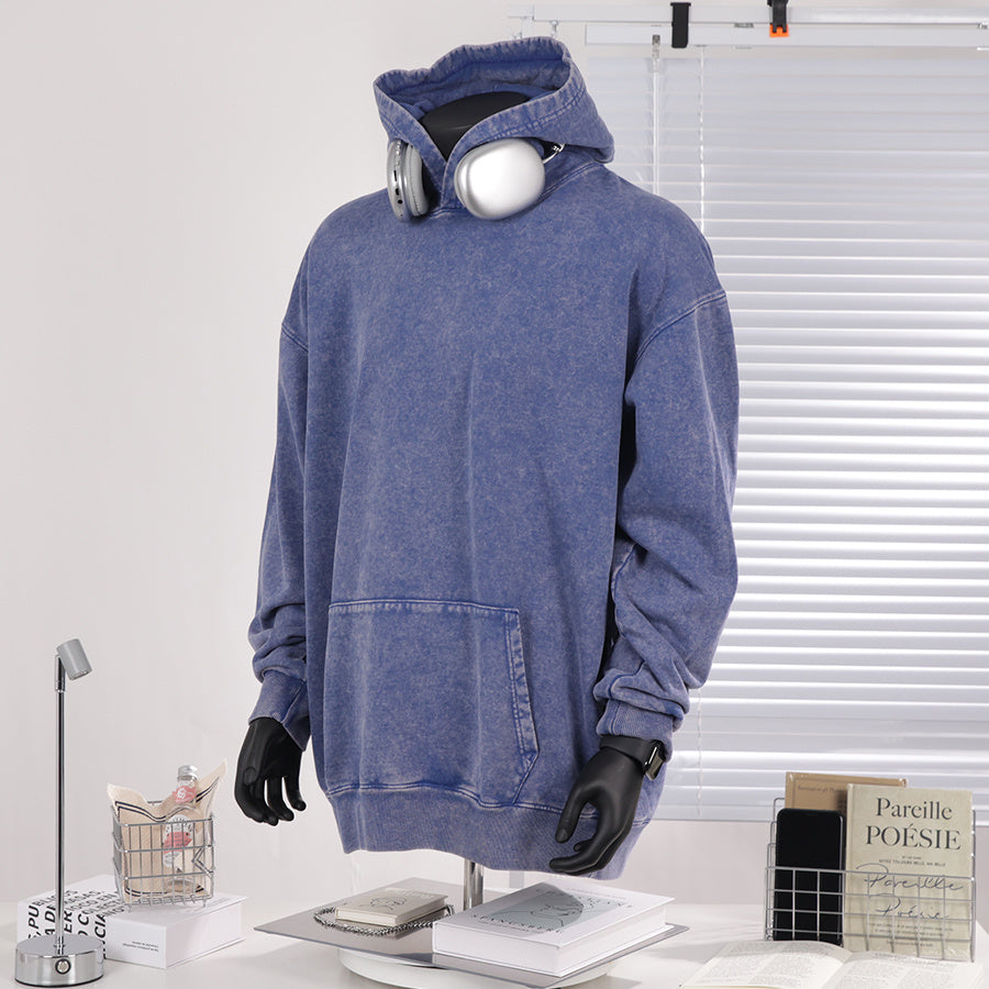 Washed Heavyweight Hoodie Oversized Fit 02