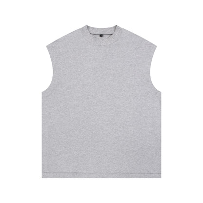 Boldoodle Summer Streetwear Light Gray Tank Top