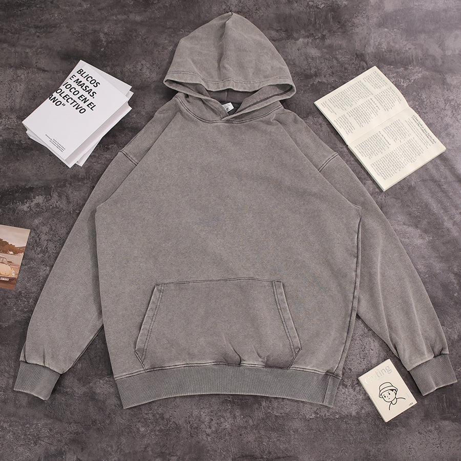 Washed Heavyweight Hoodie Oversized Fit 02