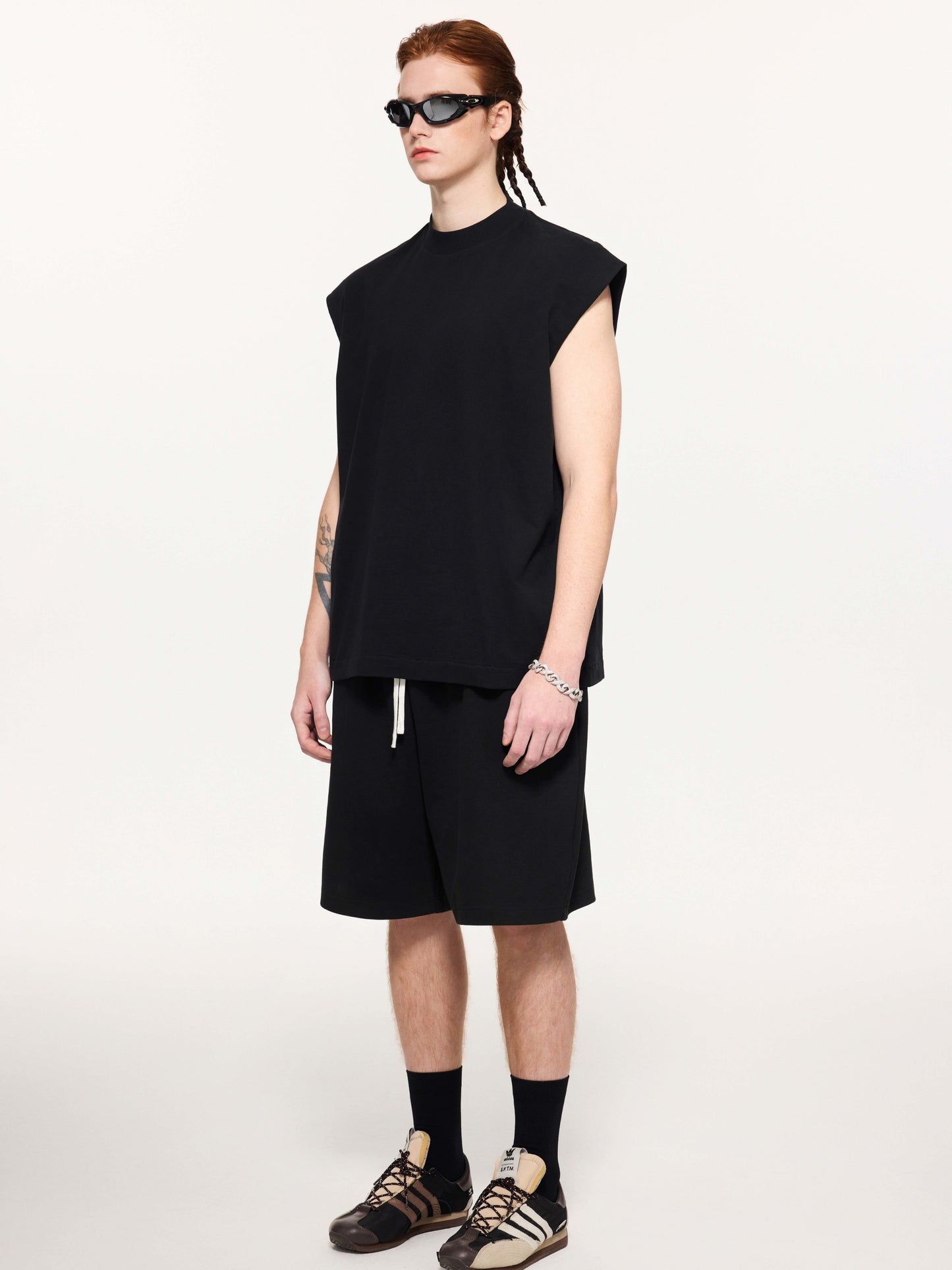 Boldoodle Summer Streetwear Black Tank Top