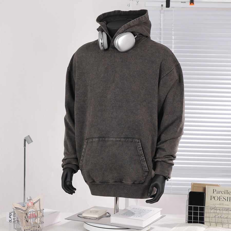 Washed Heavyweight Hoodie Oversized Fit 02