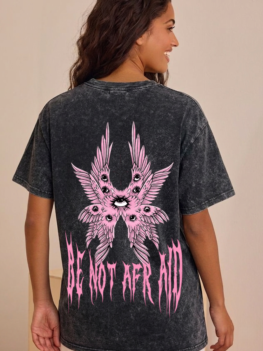 Angel Wings Washed T-Shirt PT475