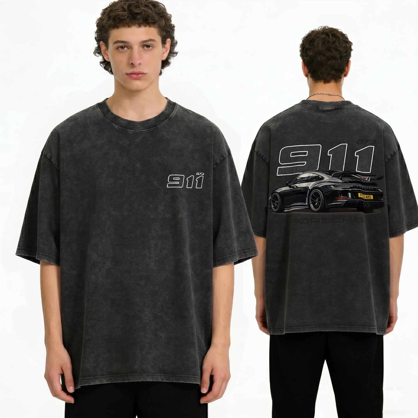 Boldoodle 911 GT3 Racing Washed T-Shirt PT466
