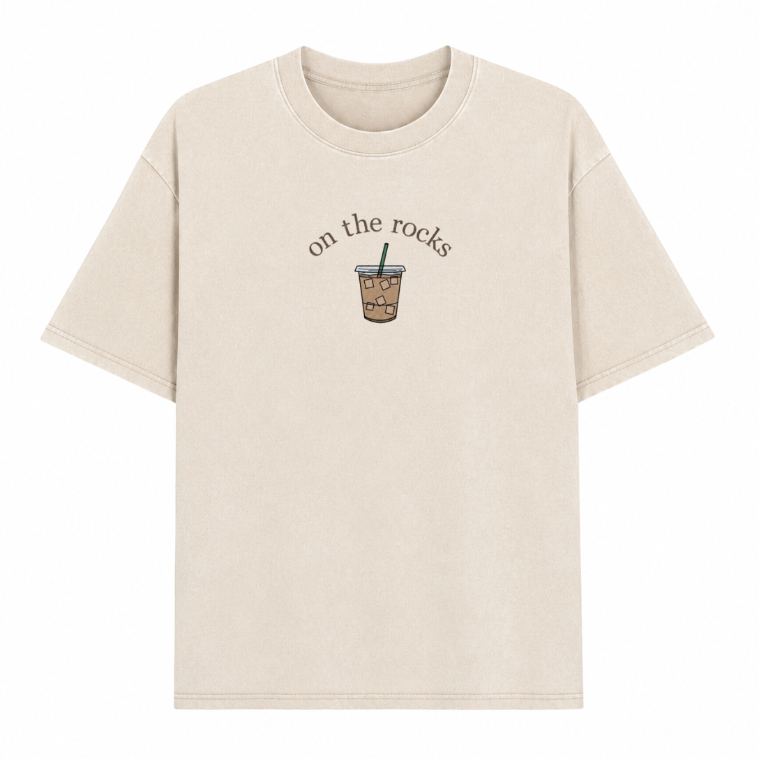 Boldoodle On the Rocks" Iced Coffee Wash Shirt PT467