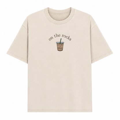Boldoodle On the Rocks" Iced Coffee Wash Shirt PT467