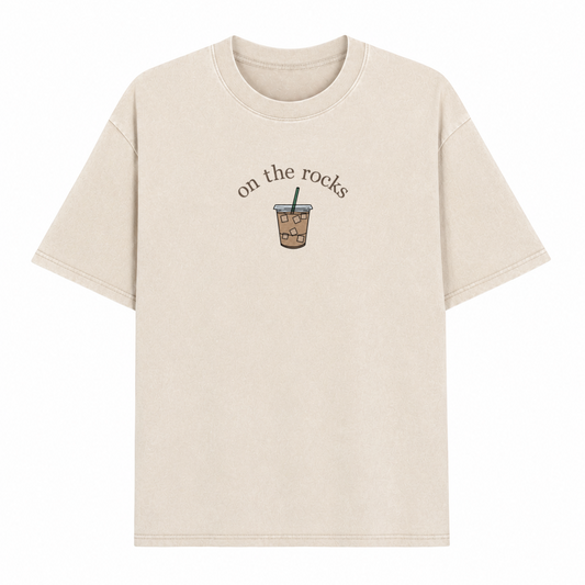 Boldoodle On the Rocks" Iced Coffee Wash Shirt PT467