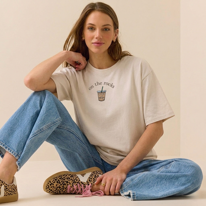 Boldoodle On the Rocks" Iced Coffee Wash Shirt PT467