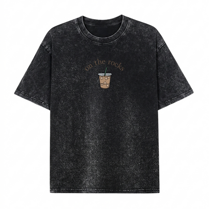 Boldoodle On the Rocks" Iced Coffee Wash Shirt PT467