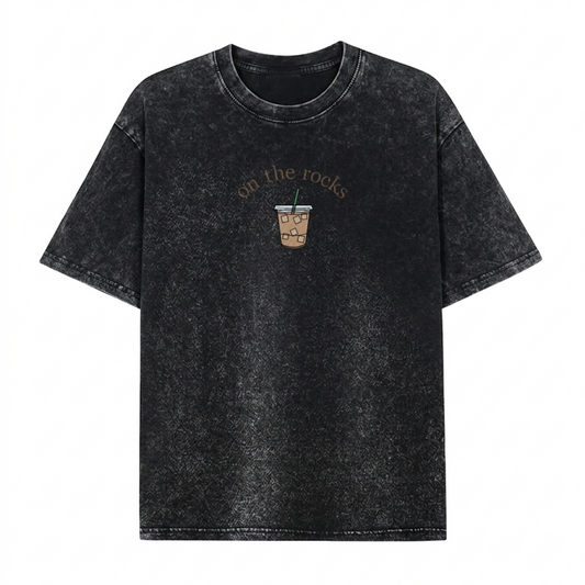 Boldoodle On the Rocks" Iced Coffee Wash Shirt PT467