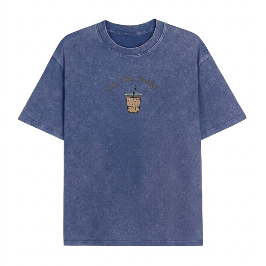 Boldoodle On the Rocks" Iced Coffee Wash Shirt PT467