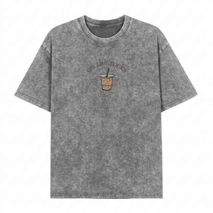 Boldoodle On the Rocks" Iced Coffee Wash Shirt PT467