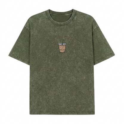 Boldoodle On the Rocks" Iced Coffee Wash Shirt PT467
