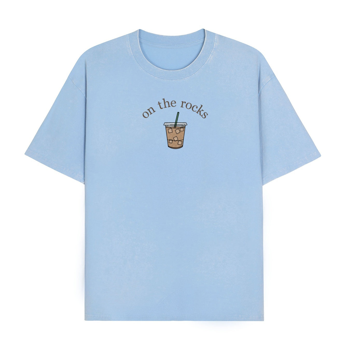 Boldoodle On the Rocks" Iced Coffee Wash Shirt PT467