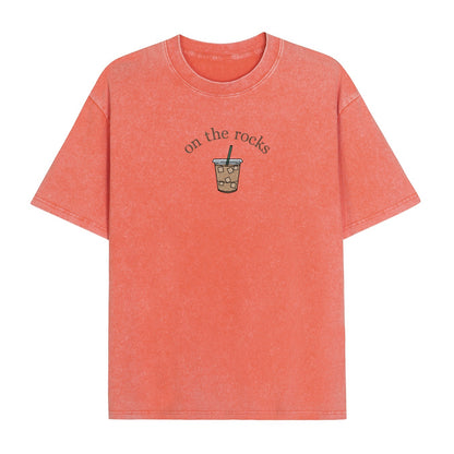 Boldoodle On the Rocks" Iced Coffee Wash Shirt PT467