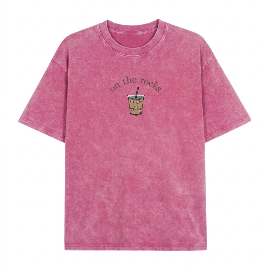 Boldoodle On the Rocks" Iced Coffee Wash Shirt PT467