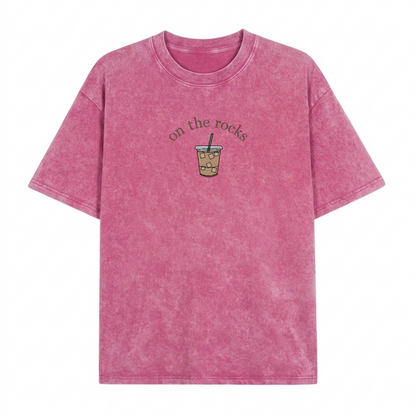 Boldoodle On the Rocks" Iced Coffee Wash Shirt PT467