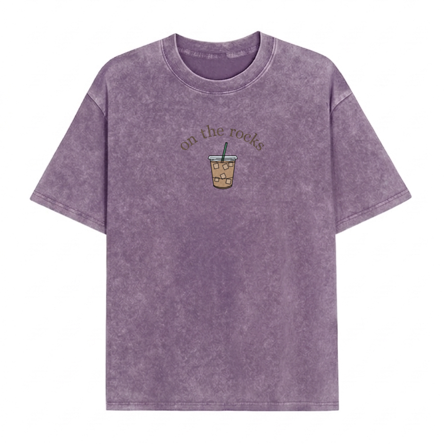 Boldoodle On the Rocks" Iced Coffee Wash Shirt PT467
