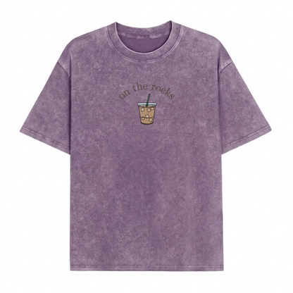 Boldoodle On the Rocks" Iced Coffee Wash Shirt PT467