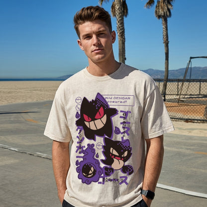 Boldoodle "Wild Gengar Appeared" Wash Shirt PT464