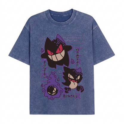 Boldoodle "Wild Gengar Appeared" Wash Shirt PT464