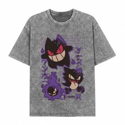 Boldoodle "Wild Gengar Appeared" Wash Shirt PT464