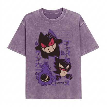 Boldoodle "Wild Gengar Appeared" Wash Shirt PT464