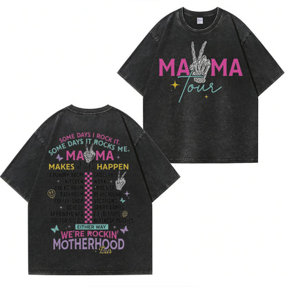 Boldoodle MAMA Tour Motherhood Wash Shirt PT465