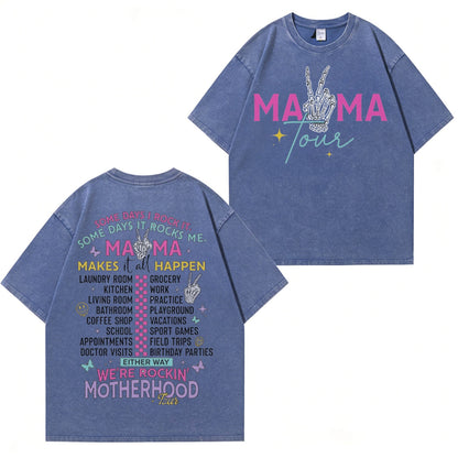Boldoodle MAMA Tour Motherhood Wash Shirt PT465