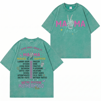 Boldoodle MAMA Tour Motherhood Wash Shirt PT465
