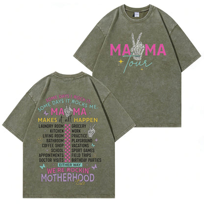 Boldoodle MAMA Tour Motherhood Wash Shirt PT465