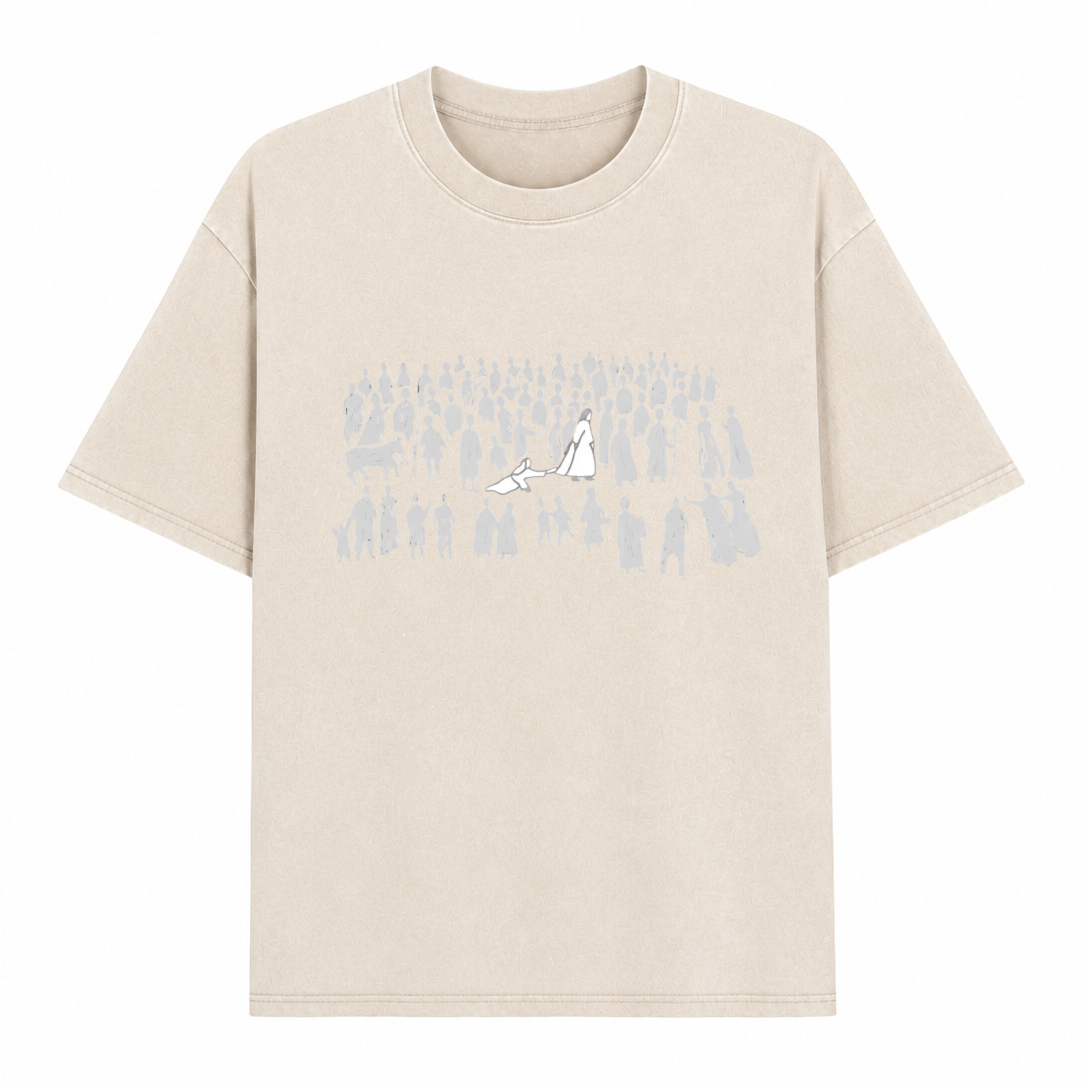 Boldoodle By His Wounds Christian Washed T-Shirt PT470