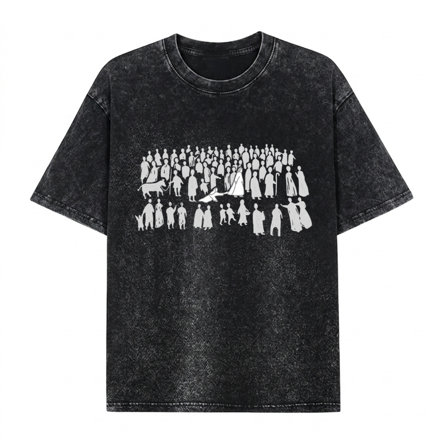Boldoodle By His Wounds Christian Washed T-Shirt PT470