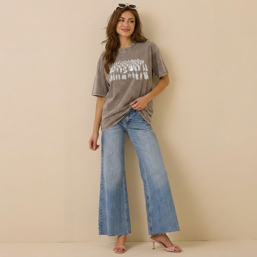 Boldoodle By His Wounds Christian Washed T-Shirt PT470