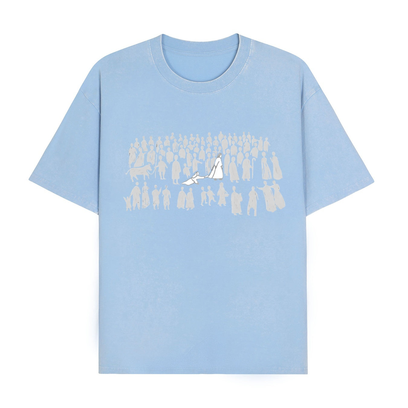Boldoodle By His Wounds Christian Washed T-Shirt PT470