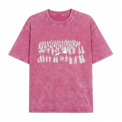 Boldoodle By His Wounds Christian Washed T-Shirt PT470