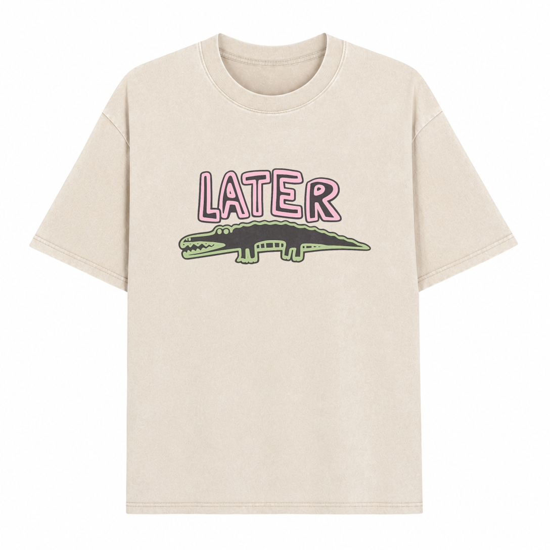 Boldoodle Later Gator Graphic Washed PT471