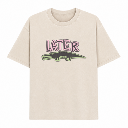 Boldoodle Later Gator Graphic Washed PT471