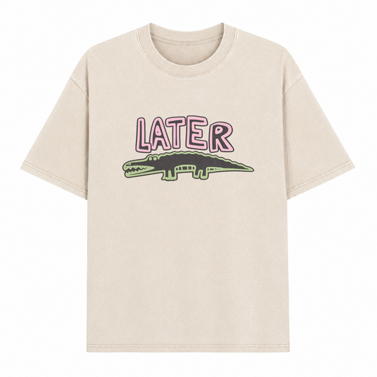 Boldoodle Later Gator Graphic Washed PT471