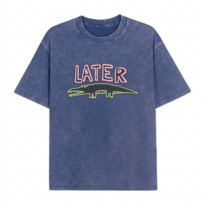 Boldoodle Later Gator Graphic Washed PT471