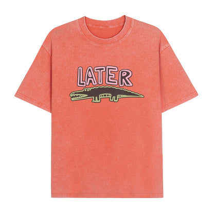 Boldoodle Later Gator Graphic Washed PT471
