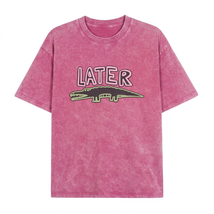 Boldoodle Later Gator Graphic Washed PT471