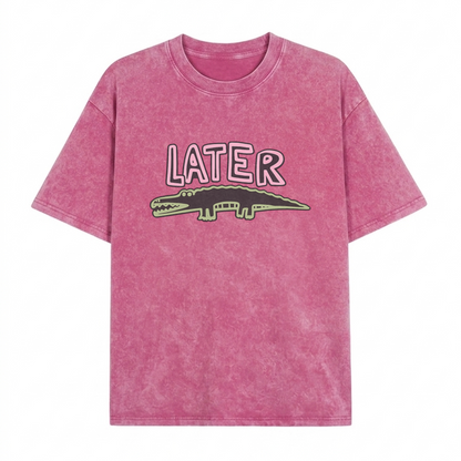 Boldoodle Later Gator Graphic Washed PT471