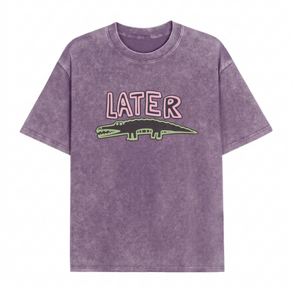 Boldoodle Later Gator Graphic Washed PT471